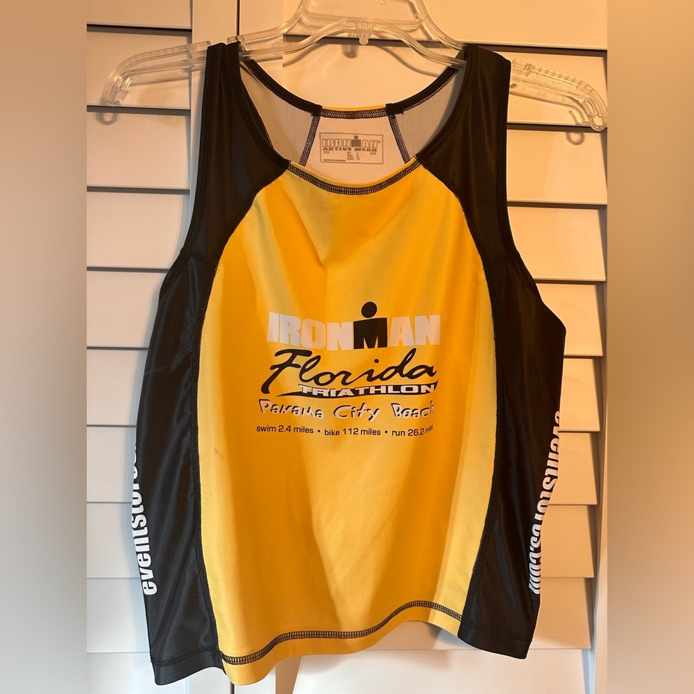 Ironman Yellow and Black Activewear training top